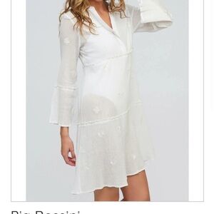 Pia Rossini Mercedes Cover Up Cotton Dress Coastal Pool Summer Boho Lagenlook